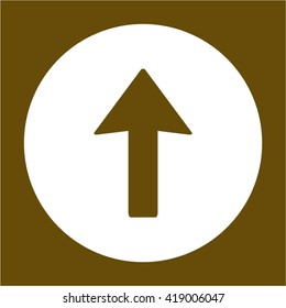 Arrow  icon,  isolated. Flat  design.
