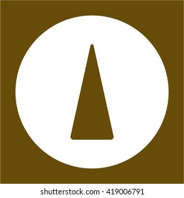 Arrow  icon,  isolated. Flat  design.
