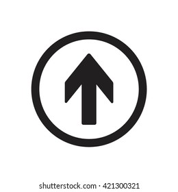 Arrow  icon,  isolated. Flat  design.