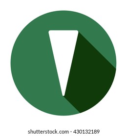 Arrow  icon,  isolated. Flat  design.