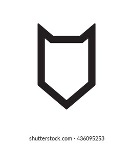 Arrow  icon,  isolated. Flat  design.