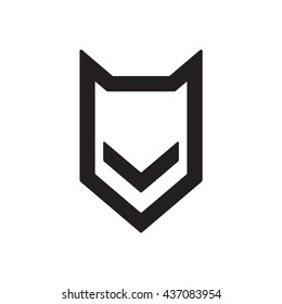 Arrow  icon,  isolated. Flat  design.