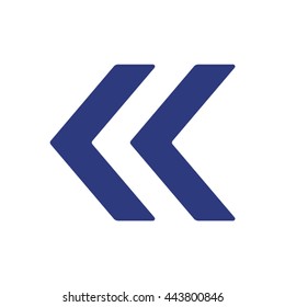 Arrow  icon,  isolated. Flat  design.
