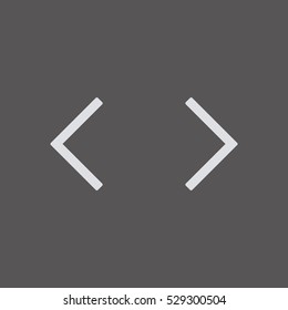  Arrow   icon,  isolated. Flat  design.