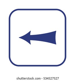  Arrow  icon,  isolated. Flat  design.