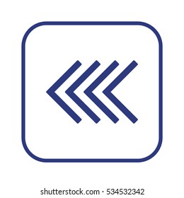  Arrow   icon,  isolated. Flat  design.