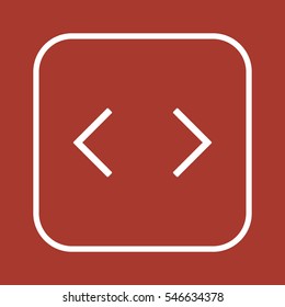  Arrow   icon,  isolated. Flat  design.