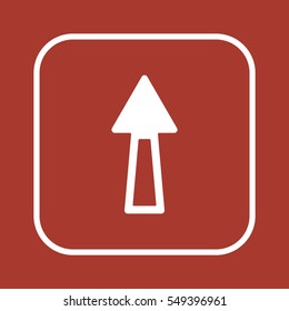  Arrow  icon, isolated. Flat design. 