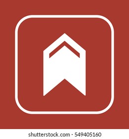  Arrow   icon, isolated. Flat  design. 