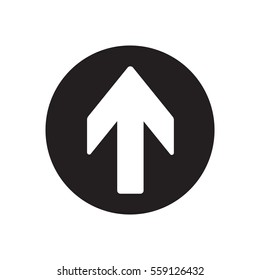  Arrow   icon, isolated. Flat design.