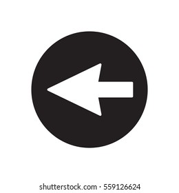 Arrow   icon, isolated. Flat design.