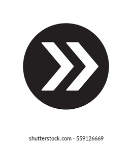  Arrow  icon, isolated. Flat design. 