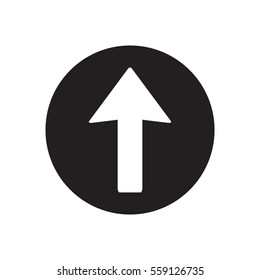  Arrow   icon, isolated. Flat design.