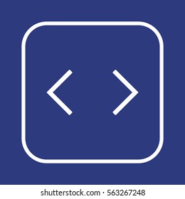  Arrow   icon,  isolated. Flat  design.