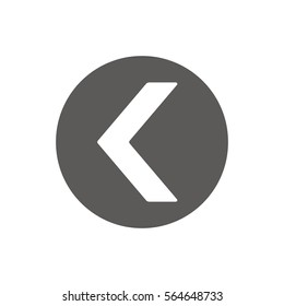  Arrow  icon, isolated. Flat design. 
