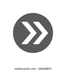  Arrow  icon, isolated. Flat design. 