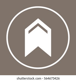  Arrow   icon, isolated. Flat  design. 