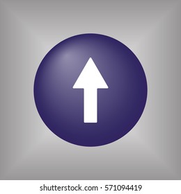 Arrow  icon, isolated. Flat design. 