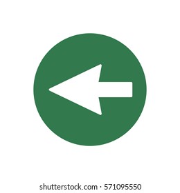  Arrow   icon, isolated. Flat design.