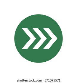  Arrow  icon, isolated. Flat design. 