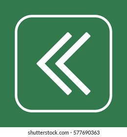  Arrow   icon,  isolated. Flat  design.