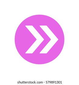  Arrow  icon, isolated. Flat design. 
