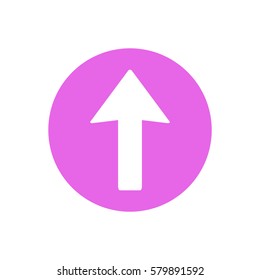  Arrow   icon, isolated. Flat design.