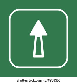  Arrow  icon, isolated. Flat design. 