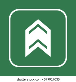  Arrow   icon, isolated. Flat  design. 