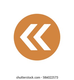  Arrow  icon, isolated. Flat design. 