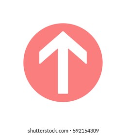  Arrow  icon, isolated. Flat design. 