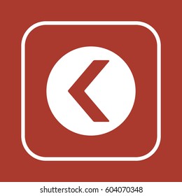  Arrow  icon, isolated. Flat design. 