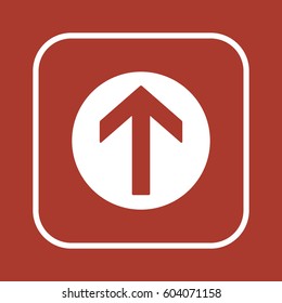  Arrow  icon, isolated. Flat design. 