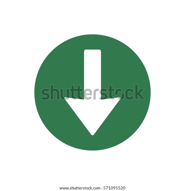  Arrow   icon,\
isolated. Flat design.