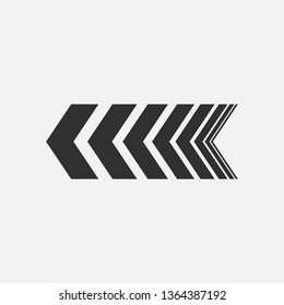 arrow icon isolated on white background. Vector illustration. Eps