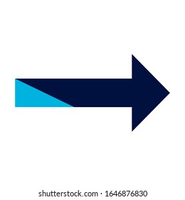 
Icono de flecha aislado en fondo blanco. Simple ilustración para su diseño, sitio web, logotipo, infografía empresarial, aplicación, UI. Ilustración vectorial Eps 10.
