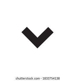 Arrow icon isolated on white background