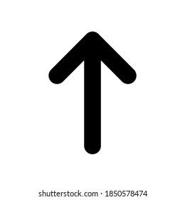 arrow icon isolated on white background. vector illustration