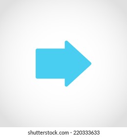 Arrow Icon Isolated on White Background
