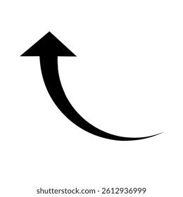 arrow icon isolated on white background