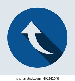 arrow Icon  isolated vector flat design