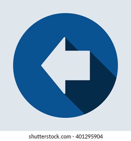 arrow Icon  isolated vector flat design