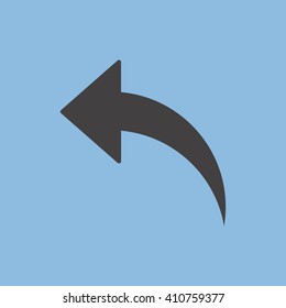 arrow Icon  isolated vector flat design