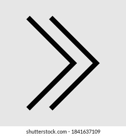icono de flecha ilustración vectorial aislada