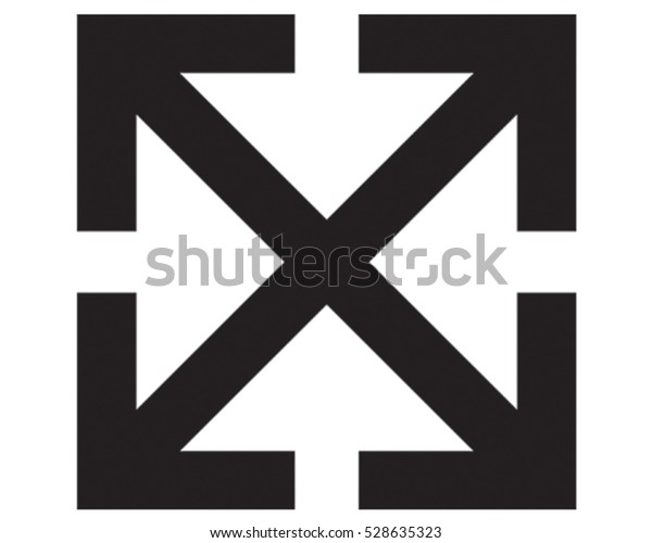 Arrow Icon Letter X Vector Illustration Stock Vector (Royalty Free ...