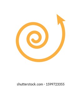 Arrow icon. Line design template