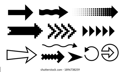 Arrow icon line down, up set. Pattern black and white art background . vector concept illustration.