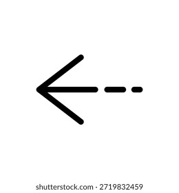 Arrow icon line, mark, illustration