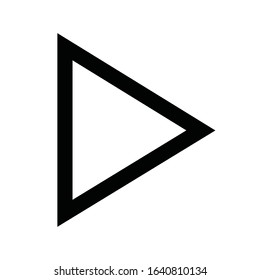Arrow icon line ui black