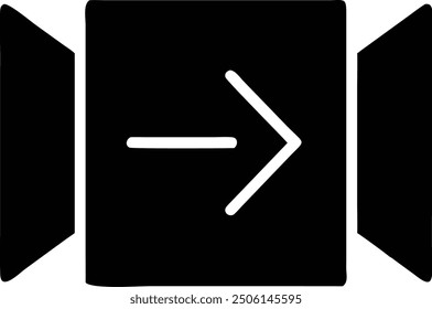 Arrow icon. linear style sign for mobile concept and web design. Left right arrows simple line vector icon. Symbol, logo illustration.